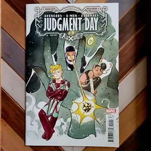 A.X.E. Judgement Day #1 (Marvel 2022) Cubierta Melocotón Momoko, 1er número, Nuevo/Sin leer - Imagen 1 de 2