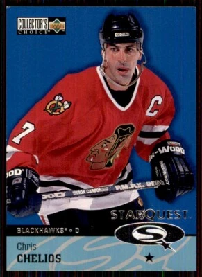 1997-98 Upper Deck Starquest Chris Chelios Chicago Blackhawks #SQ11 - Image 1 of 2