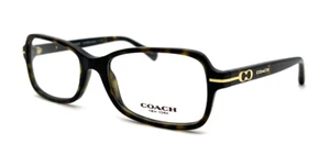NEW COACH HC 6055 LAUREL 5001 DARK TORTOISE AUTHENTIC EYEGLASSES 52 – 17 – 135 - Picture 1 of 4