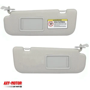 Pair of Sun Visor Gray For 2011-2015 Hyundai ELantra 1.8L 2.0L Left&Right - Picture 1 of 6