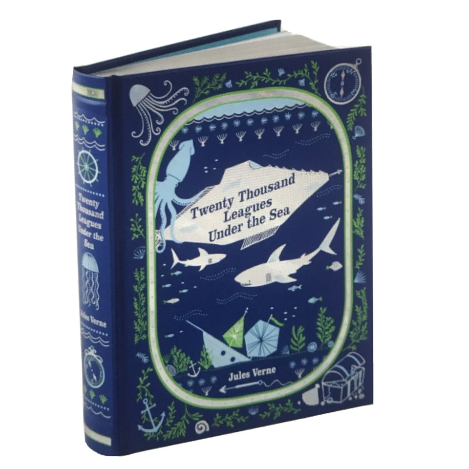 ❤️TWENTY THOUSAND LEAGUES UNDER THE SEA by Jules Verne Sealed Leather Bound NEW