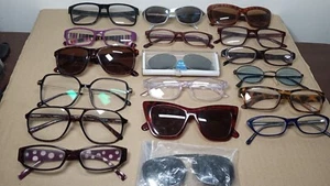 Lot Of 18 Eyewear and Sunglasses Women's Classic Vintage Designers FRAMES Only - Picture 1 of 4