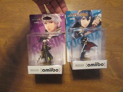 LOTE LUCINA & ROBIN Amiibo Fire Emblem Nintendo WII U 3DS Super Smash Bros EE. UU.  Foto 1 de 4