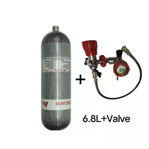 6.8L PCP 30mpa 300barTank Air Tank Charging System with Valve & Filling Station - Picture 1 of 7