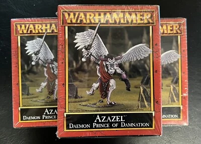 Warhammer Chaos Azazel Daemon Prince Of Damnation (1998) Sealed OOP Metal Pewter - Image 1 of 4