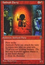 Ambush Party (A) X4 (Homelands) MTG (NM) *CCGHouse* Magic