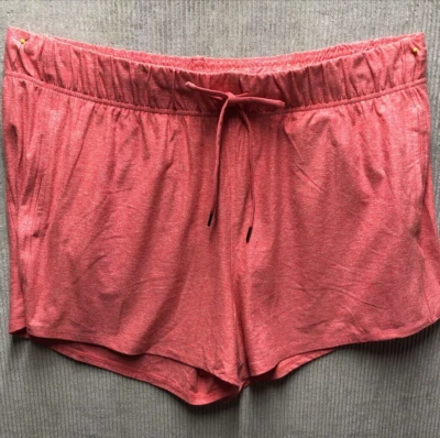 Shorts feminino Athletic Works tamanho XXL 20 rosa treino corrida atleta esporte novo sem etiquetas - Imagem 1 de 4