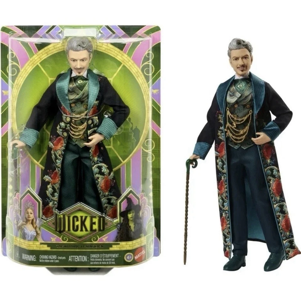 Wicked For Good WIZARD DOLL Mattel Jeff Goldblum - IN HAND - 2025