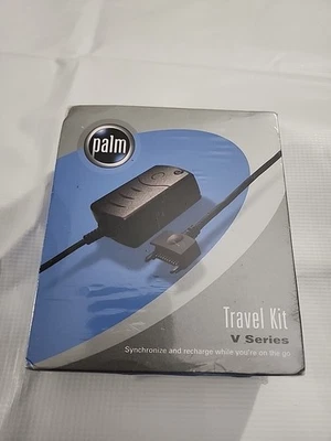 Palm V Series Travel Kit AC Recharger Adapters Hotsync Cable 10413U NEW SEALED  - Image 1 of 4