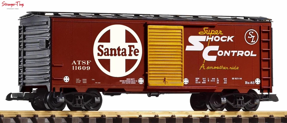 Piko Santa Fe Steel Boxcar G Gauge - Image 1 of 1