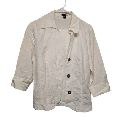 Nuevo Combo Top East 5th Mezcla de Lino (Pequeño Mediano) y Pantalones (6 Petite Pant) Foto 1 de 4