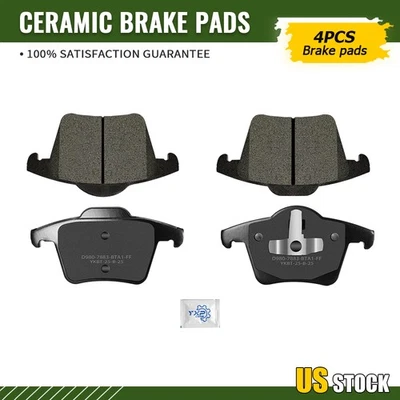 Rear Ceramic Brake Pads Set for 2003 2004 2005 2006 2007- 2014 Volvo XC90 - Image 1 of 4