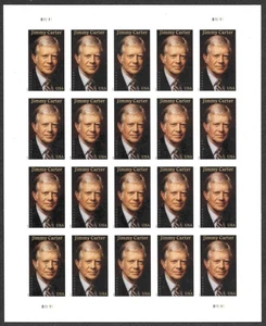 Scott #6043a IMPERFORATE (NO DIE-CUT), J. CARTER Full Pane of 20, MNH--SOLD OUT - Picture 1 of 1