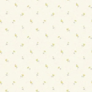 Grandeco Little Florals Creme Gelb Blumentapete Vintage LF3301 - Bild 1 von 5