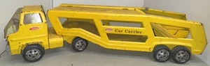 Vintage Tonka Car Carrier Semi-Truck No. 2850 Yellow - Picture 1 of 24