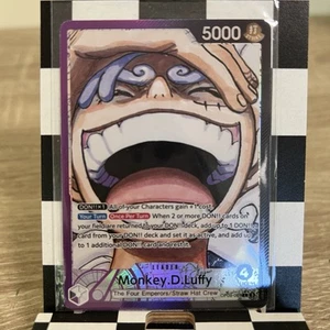 ONE PIECE TCG | LUFFY OP09-061 LEADER Alt Art | OP09: Emperors In The New World - Picture 1 of 2