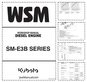 Kubota Z482 E3B Z602 E3B D722 E3B D782 E3B D902 E3B Engines Repair Manual - Picture 1 of 1