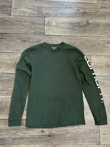 carhartt long sleeve men green xs y2k - Picture 1 of 7