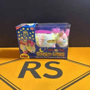 NOS Mini Pillow Pets Dream Lites Rainbow Unicorn Plush Needs New Batteries - Picture 1 of 6