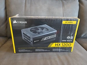 Crosair HX1200 80 PLUS PLATINUM Certified 1200W Fully Modular Power Supply Unit - Picture 1 of 3