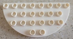 LEGO DUPLO - WHITE CASTLE BASE - 10593 - FROZEN ICE CASTLE VINTAGE