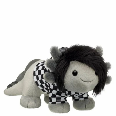 Build A Bear Emo Axolotl Stuffed Animal Black High-Tops Gift Set PRESALE - Image 1 of 3