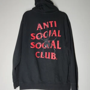 Anti Social Social Club Black Widow Hoodie Size L Black Spider ASSC Streetwear - Picture 1 of 7