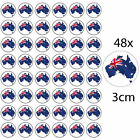 48 x AUSTRALIAN EDIBLE FAIRY CUP CAKE TOPPERS D2