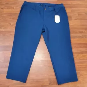 41 Hawthorn Crop Trousers Pants 24W Blue - Picture 1 of 9