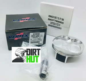 Kit de pistones Vertex Yamaha WR 250F 2020-2022 anillos clips de pasador talla D 76,98 mm 24371D - Imagen 1 de 2