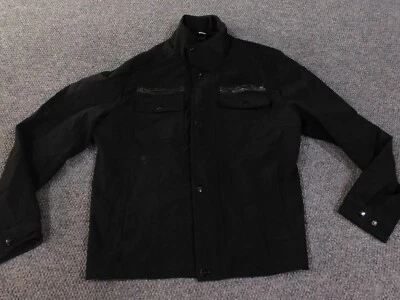 Michael Kors Jacket Large Mens Black Zip polyester lined classic - Image 1 of 4