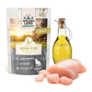 Wildes Land - PUR Adult - Huhn mit Distelöl - 24 x 100 g - Bild 1 von 4