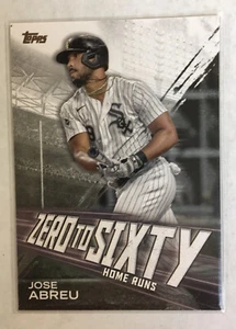 2021 Topps Jose Abreu #ZTS-3 Zero to Sixty - Picture 1 of 2