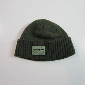 Patagonia Brodeo Cuffed Beanie green wool nylon - Picture 1 of 3