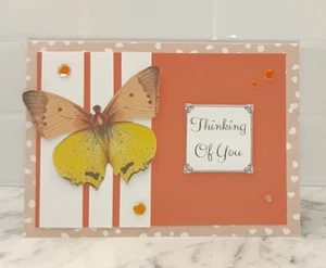 Handmade Card 315 Thinking of you Female Any Occasion Get Well Sympathy - Picture 1 of 4