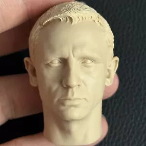 1:6 James Bond Head Sculpt Carved For 12" Male Action Figure Body Toys - Picture 1 of 3
