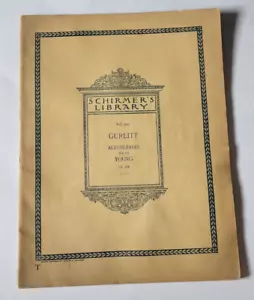 Schirmers Sheet Music Gurlitt 1895 Album Leaves for the Young Op 101 Vol 309 - Picture 1 of 4