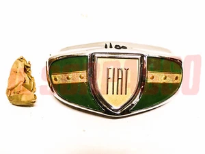 Front Hood Lock With Key Ornament Accessory Fiat 1100 103 Red - Picture 1 of 1