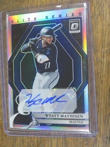 Donruss Optic Elite Series 2022 Wyatt Mathisen plata Prizm automático #ess-wm - Imagen 1 de 2