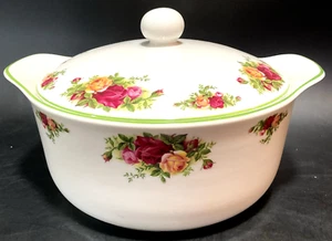 Old Country Roses Royal Albert 5 Pint Casserole 1998 Royal Doulton Covered Dish - Picture 1 of 7