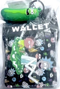 Cartera y llavero plegable Bioworld con estampado de logotipo de Rick and Morty para adultos - Imagen 1 de 4
