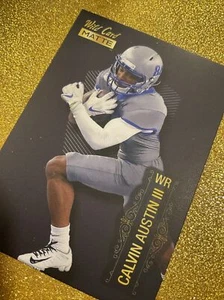 2022 WILD CARD MATTE CALVIN AUSTIN ROOKIE BASE #MB-10 MEMPHIS STEELERS CSTR #2 - Picture 1 of 4