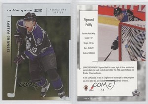 2003-04 In the Game-Used Signature Series Gold /50 Ziggy Palffy Zigmund #24