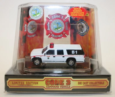 Code 3 Classics 1/64 Scale Model 12368 Virginia Beach Fire Dept Command Vehicle - Bild 1 von 2