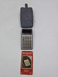 De colección Años 70 Texas Instruments TI-30 Calculadora Estuche Probado Años 70 Rojo LED Regla Deslizante - Imagen 1 de 9