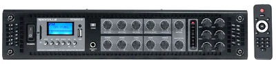 Rockville RCS650-6 650 Watt 6 Zone 70v Commercial/Restaurant Amplifier/Bluetooth - Image 1 of 4