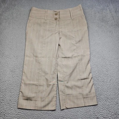 Pantalones Tracy Evans Limited Adulto Talla 5 Recortados Marrón Claro Calce Suelto Para Mujer Foto 1 de 4