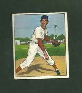 1950 Bowman #63 Ewell Blackwell Vintage Baseball Card Cincinnati Reds Pitcher - Picture 1 of 2