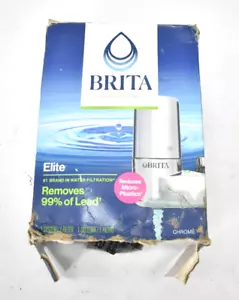 Brita Elite Chrome Faucet Mount System Filter Replacement with 2 Spray Settings - Picture 1 of 5