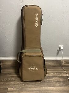 Taylor GS Mini Guitar Travel Bag Soft Case Tan Shoulder Bag Back-Pack W/Straps